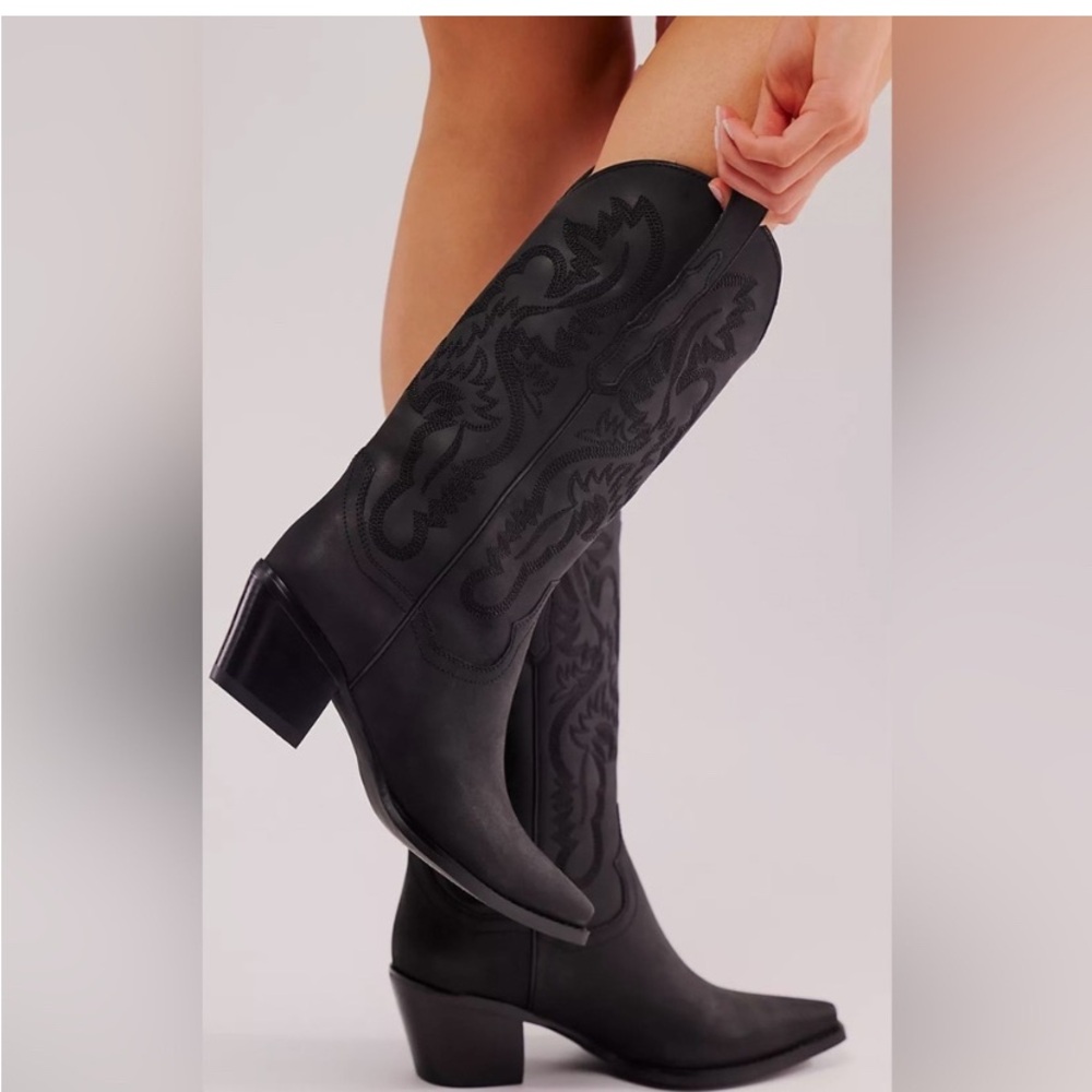 Jeffery Campbell/ free people Dagget Western cowboy boots